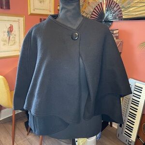 Weill wool cashmere poly blend cape Size US 10. Retail around $650